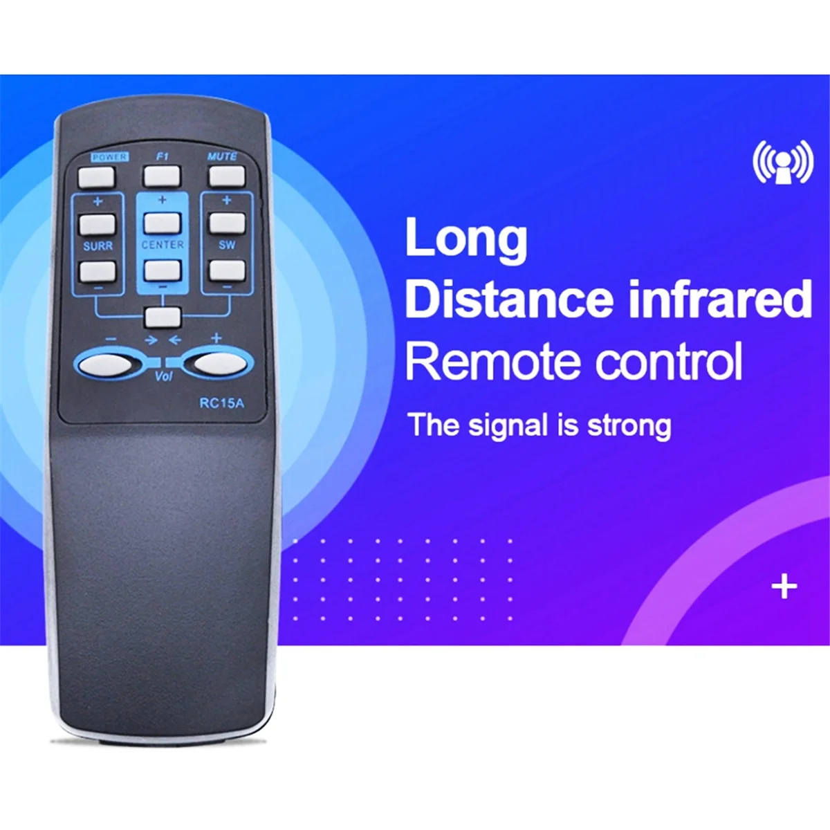 Remote Control Suitable for Edifier Sound Speaker System R501T04/S5.1M RC15A/RC16 R501T RC16 RC15T&A78P