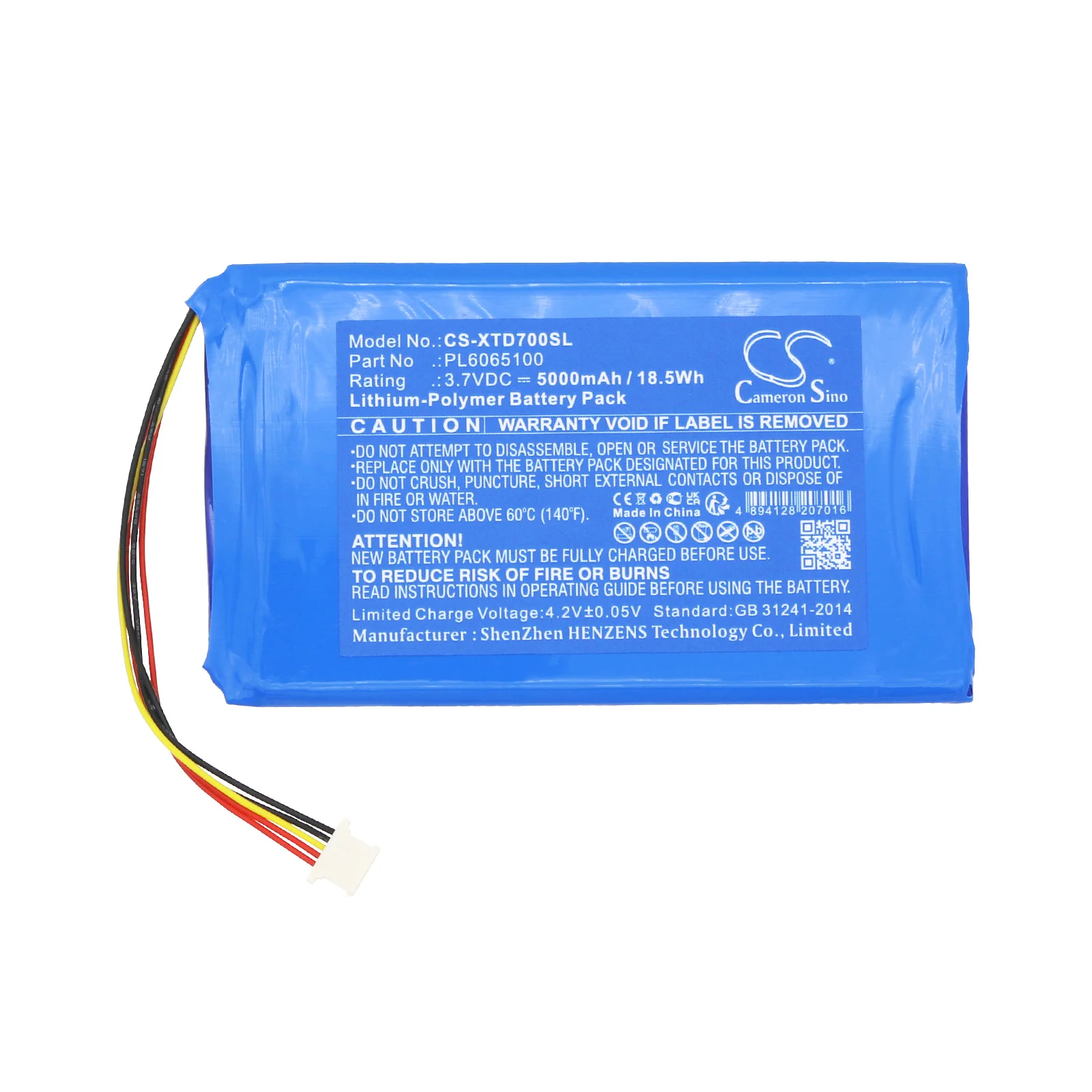Battery for XTOOL AutoPropad Basic Key Programmer,EZ300 Pro Scanners,D7 Diagnostic Scan Tool (5000mAh) 3.7V