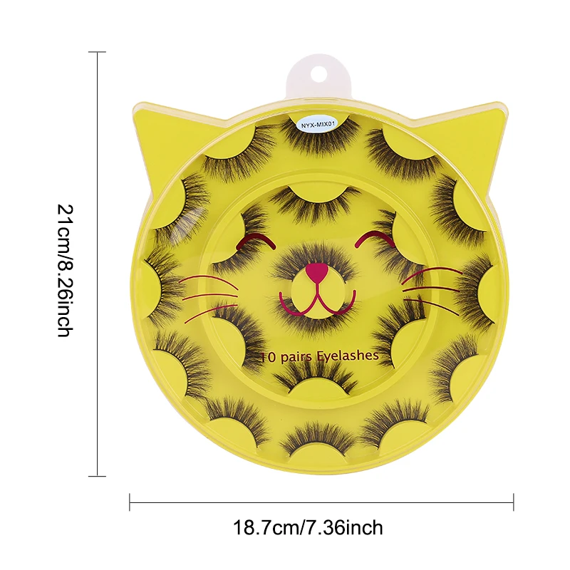 厚みのある3Dつけまつげ、立体的なふわふわで柔らかく、重ねたような取り外し可能なハードチップ、1本ずつで提供されます