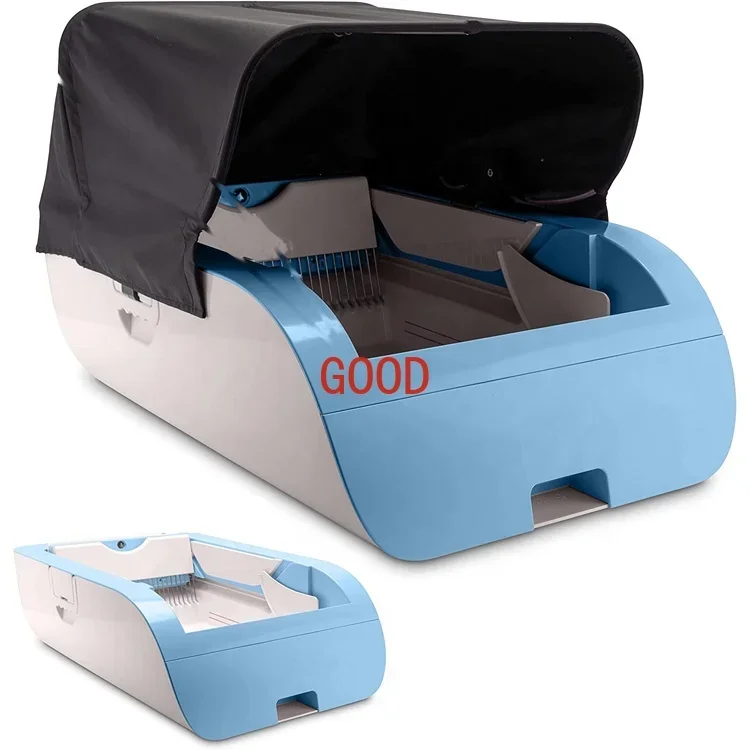 قائمة جديدة للتحكم في رائحة القطط صندوق نفايات القطط الأوتوماتيكي للتنظيف الذاتي للحيوانات الأليفة