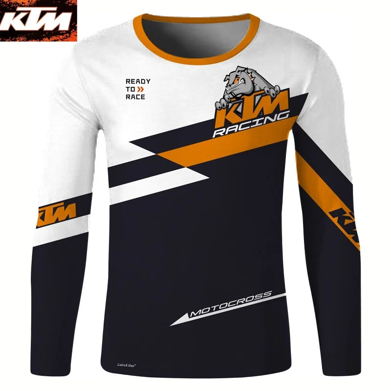 ktm New Downhill Jersey Motocross Shirt Moto Cross Country Polera Mtb Jersey Motorcycle Mountain Bike Long Sleeve Sweatshirt