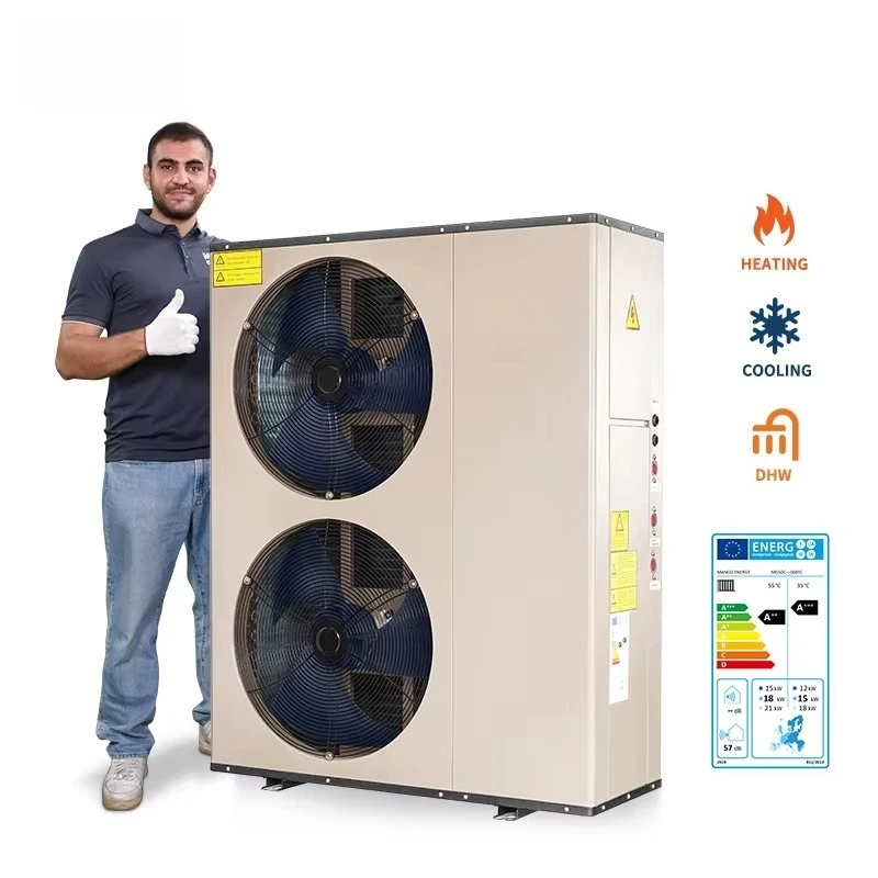 Pompa Panas Mini Split Air ke Air Inverter R32 Pemanas Pendingin Rumah Sumber Udara Split Eropa 16KW