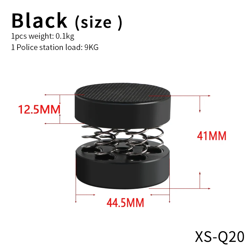 

4Pcs HiFi Audio Foot Pad Aluminum Alloy Spring Shock Absorption Speaker hine isolation Feet