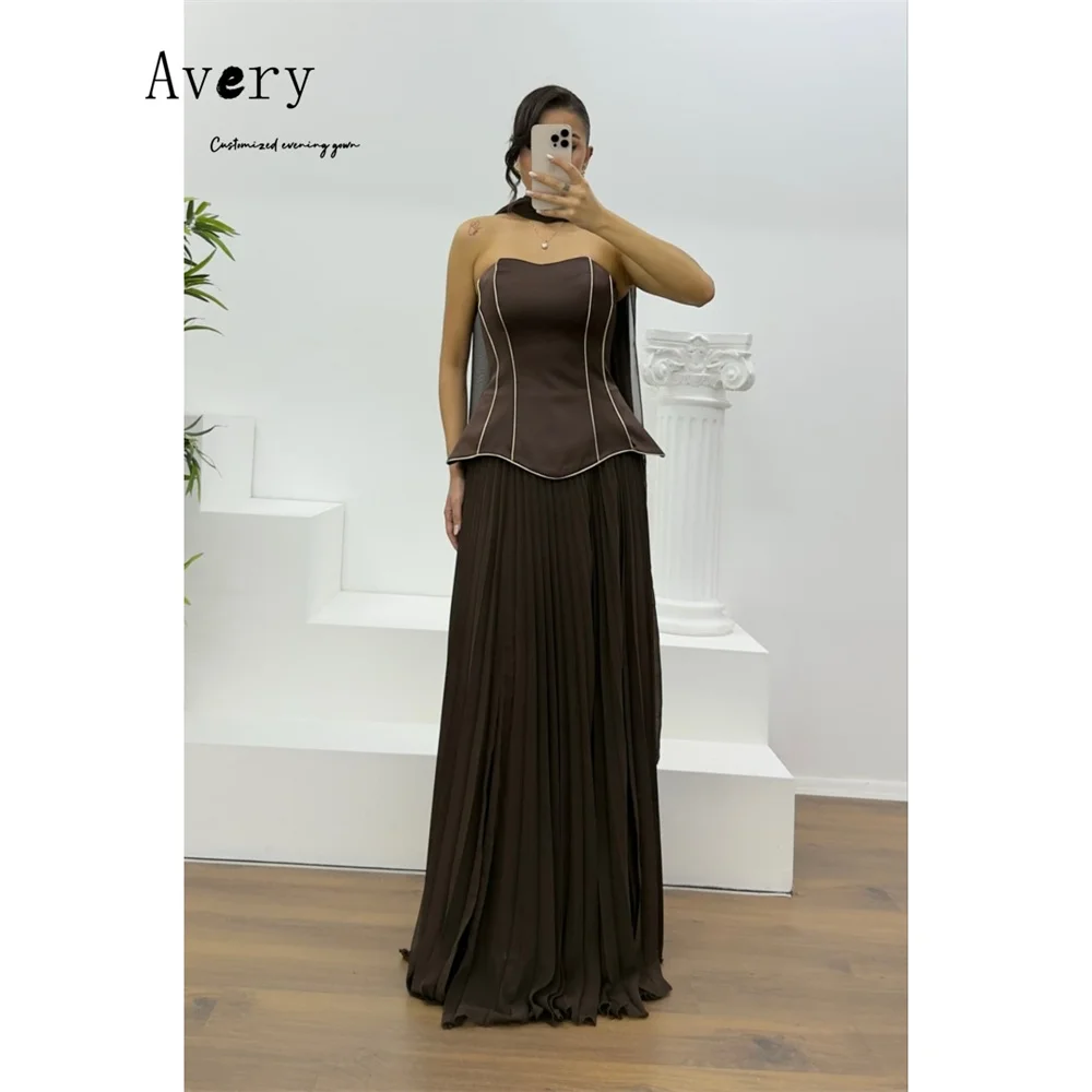 

Avery Custom A-line Sweetheart Off-shoulder Sleeveless Elegant Evening Dresses for Woman Luxury Evening Dresses 2026 Gala Dress