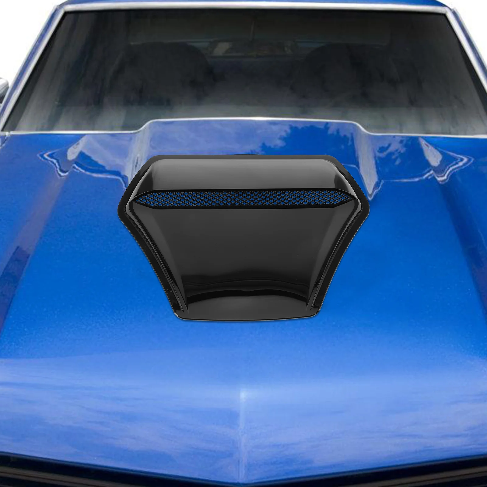 

Engine Hood Air Scoop Vent Cover Durable Waterproof Car Exterior Accessories Efficient Cooling Engine Protection Bonnet