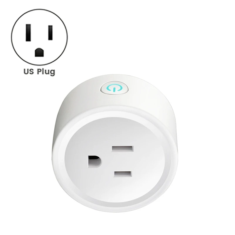 3Pcstuya WIFI Smart Socket US Plug 16A Met Power Monitoring Timing Functie Smart Life App Outlets Werkt met Alexa