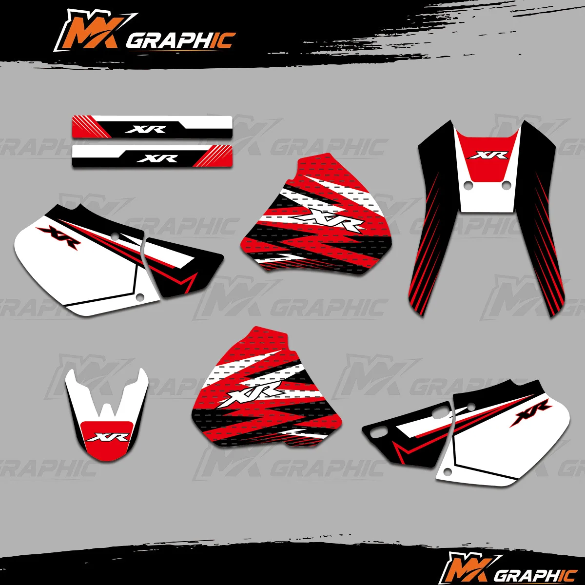 

MXGRAPHIC для Honda XR250 XR400 XR 250 400 1996-2004 мотокросс графический фон наклейка комплект наклеек