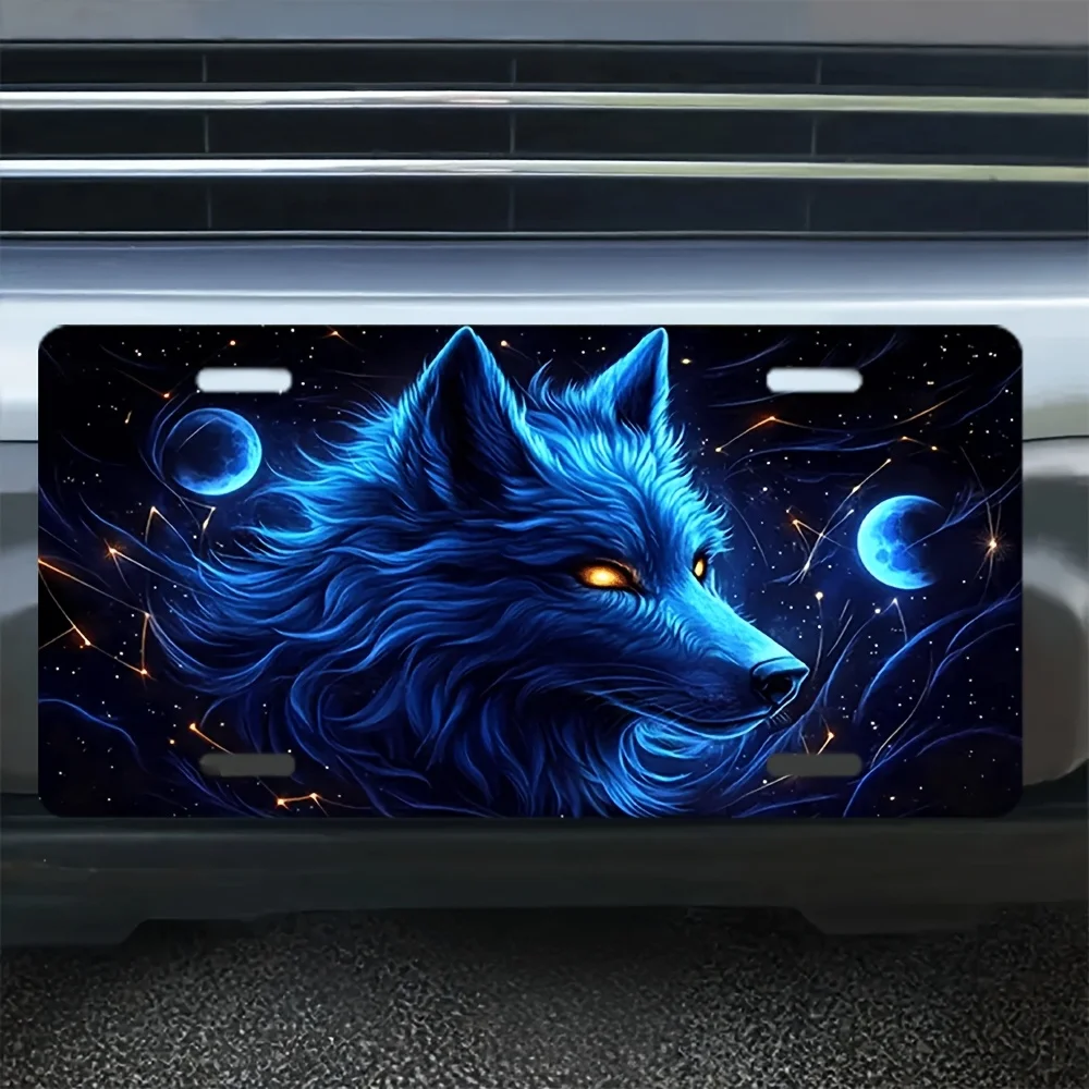 [Activate ]2D Flat 1 Pack, Retro Style Decorative License Plate, 6 X 12 Inches, Funny Novelty License Plates for Car, Motorcycle