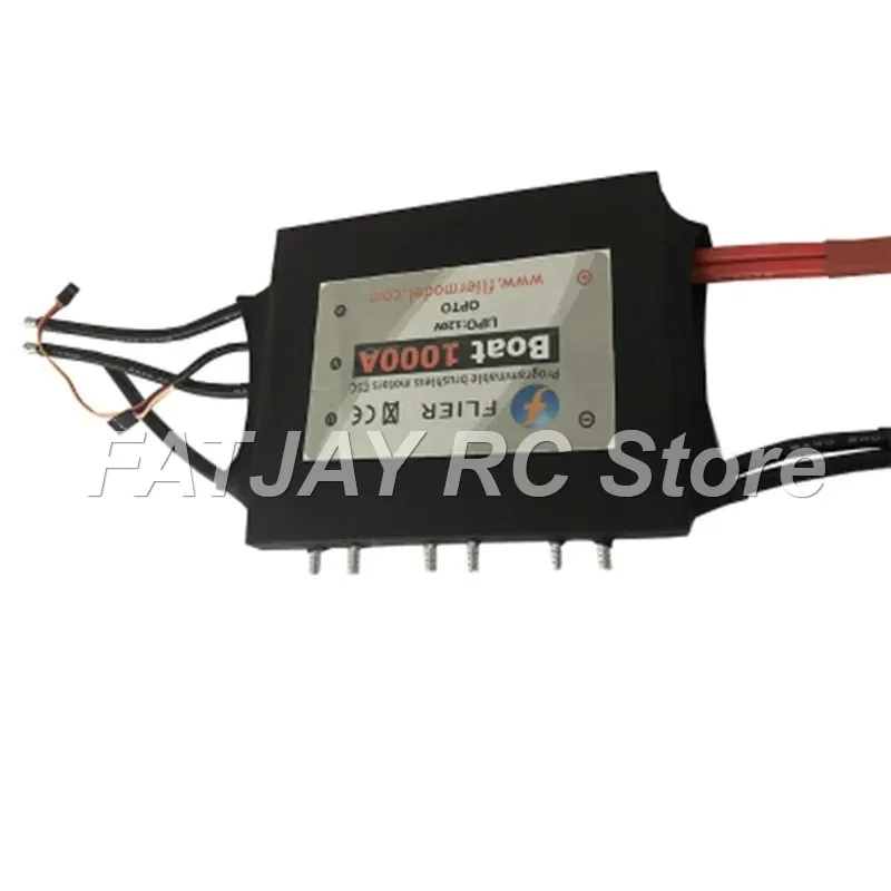 1000A 120V High-power Water Cooling Brushless ESC FATJAY FLIER Electronic Speed Controller for RC Boat Surfboard E-skateboard