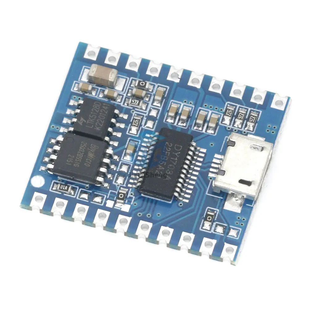 voice playback control module triggers the serial port one-to-one to control the segmented onboard storage DY-SV19R