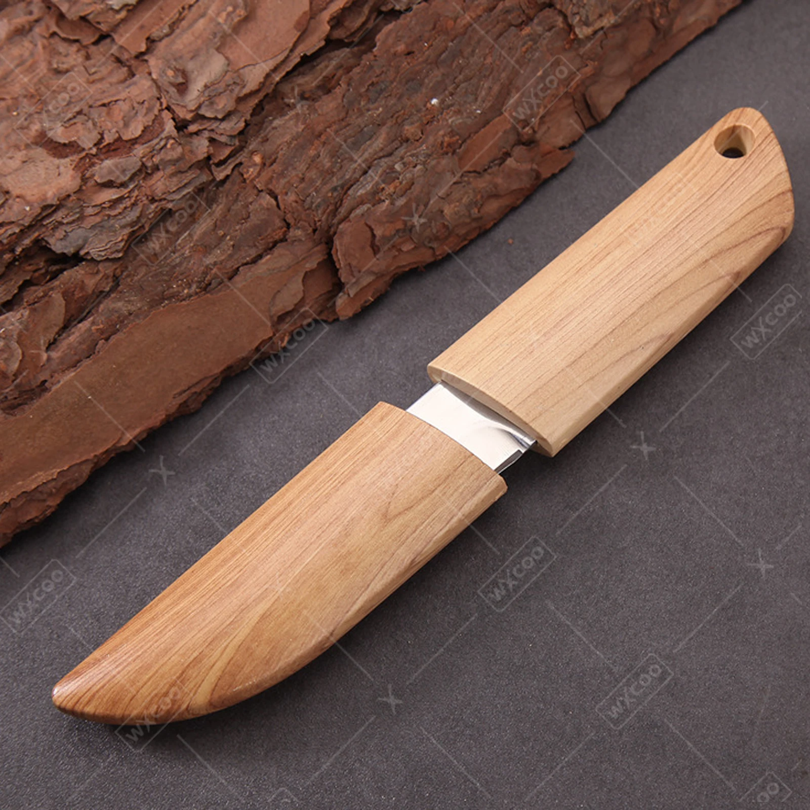 WXCOO Household Stainless Steel Fruit Knife Accessories Kitchen Utility Knife Peeler Multi-Purpose Fruit Butcher Knife