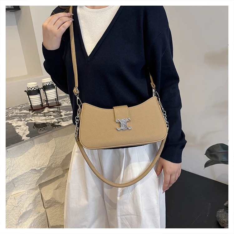 

2025 New High-end Ladies Leather Crossbody Bag Luxury Brand Famous Designer Simple Paris Vintage​