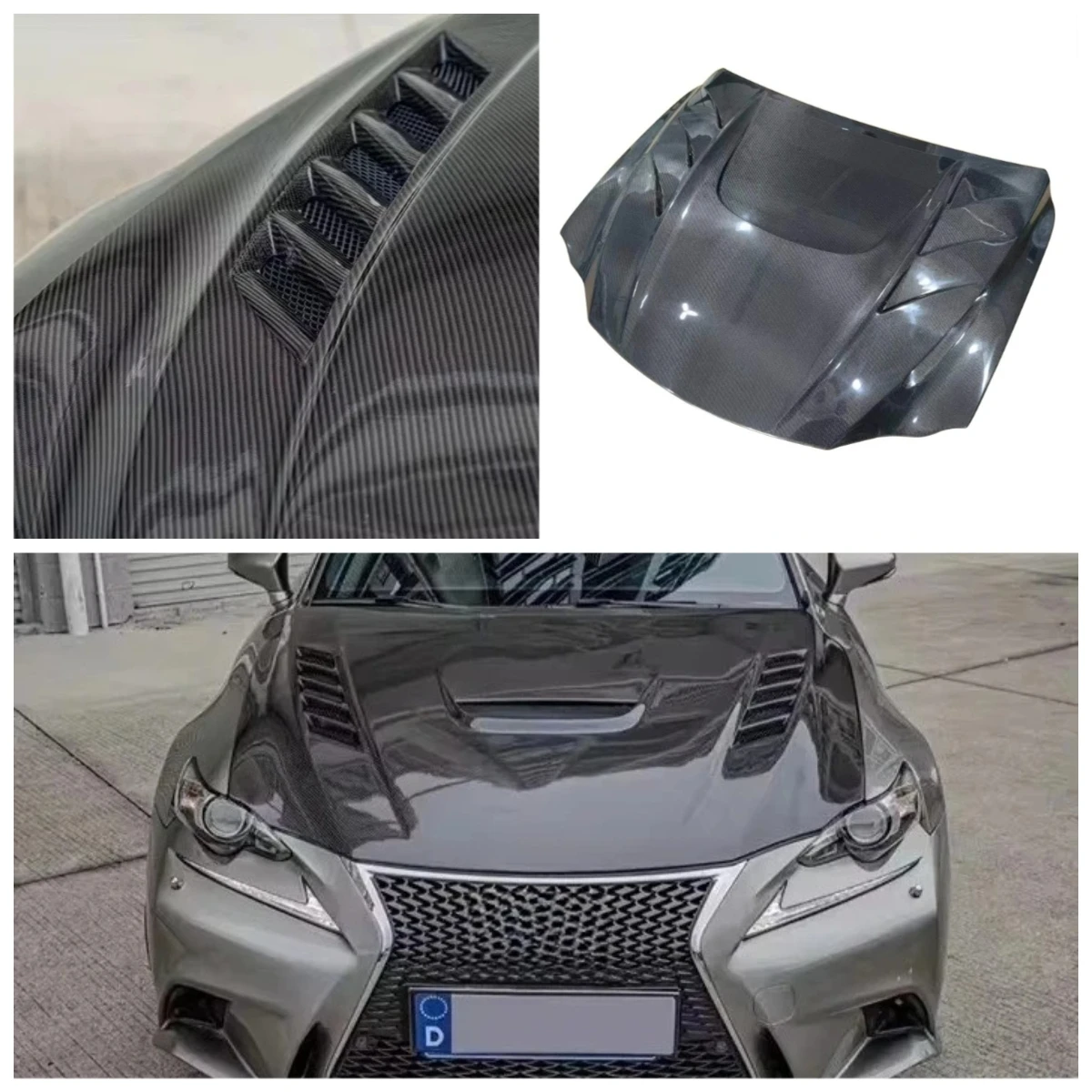 

FOR Lexus IS 2013-2017 MBJ Style MRD Carbon Fiber Engine Hood Bonnet