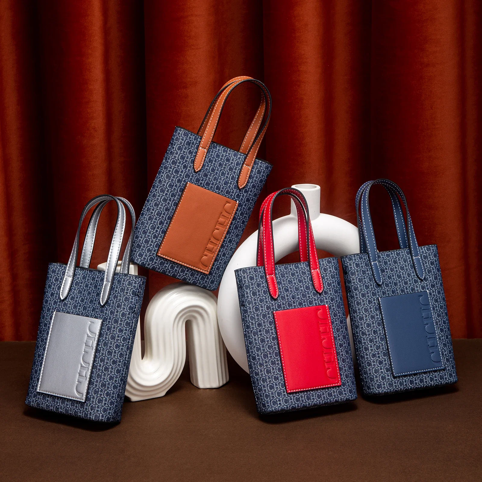 

Casual Simple Handbag Mobile Phone Bag Autumn New Collection Women's Cowboy Shoulder Bag