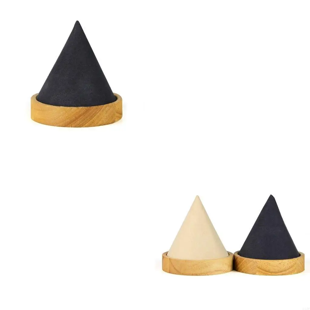 

Деревянный браслет в форме конуса, браслет, ножная цепочка, подставка для ювелирных изделий, кольцо, держатель для часов, для