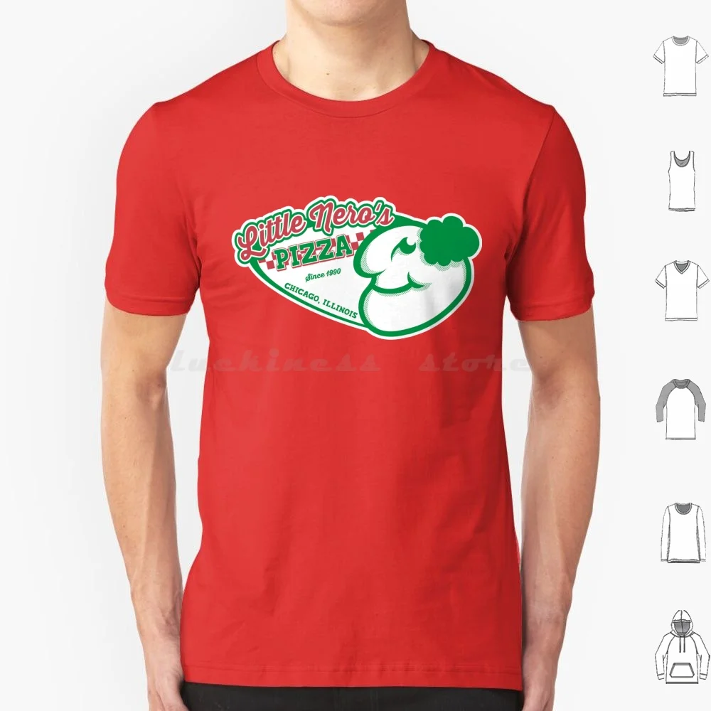 Little Nero's Pizza T Shirt Cotton Men Women DIY Print Little Nero Pizza Pizzeria 90s Movies Home Alone Geek Nerd Funny Parody #1