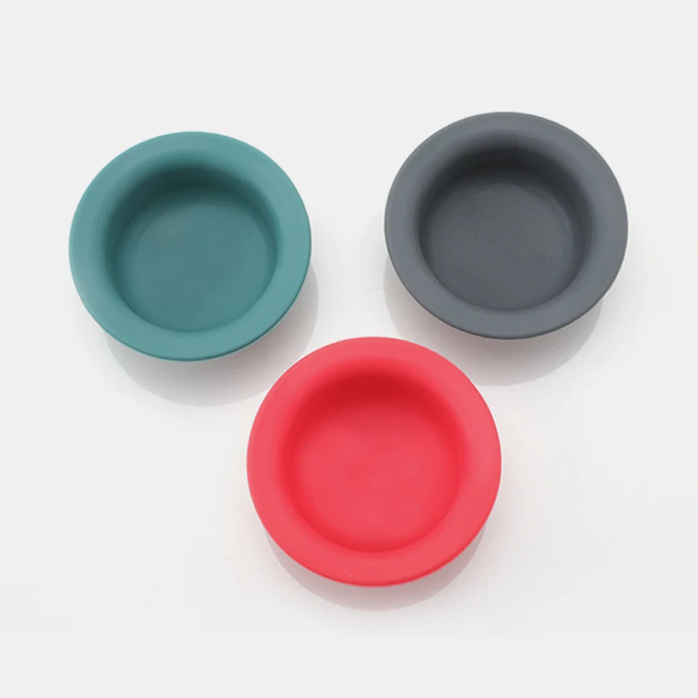 

2pcs Silicone Pot Lid Handle Cover Heat Resistant Nonslip Reusable Kitchen Accessory Cooking Pot Sleeve For Pan Knob Protector
