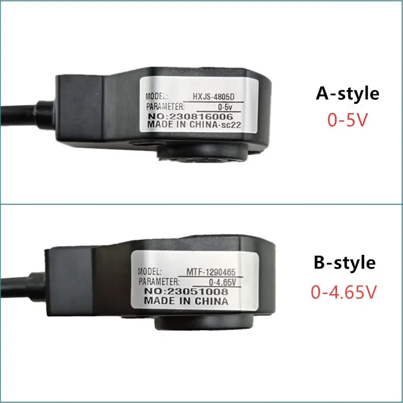 

HXJS-4805D Model Electric pedal accelerator 0-5V or 0-4.65V output 12-96V input accelerator control box accelerator coil