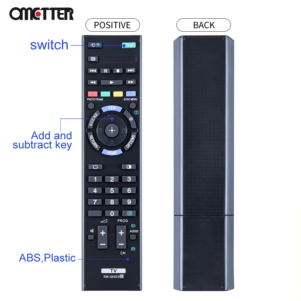 RM-GA023 misura per telecomando TV Sony KLV-55EX630 KLV-60EX640