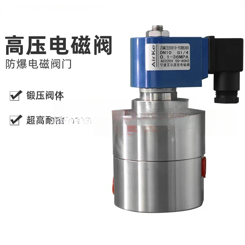 

Ultra- Solenoid 36MPA 30MPA High Pressure Water Air 2 3 4 Minutes