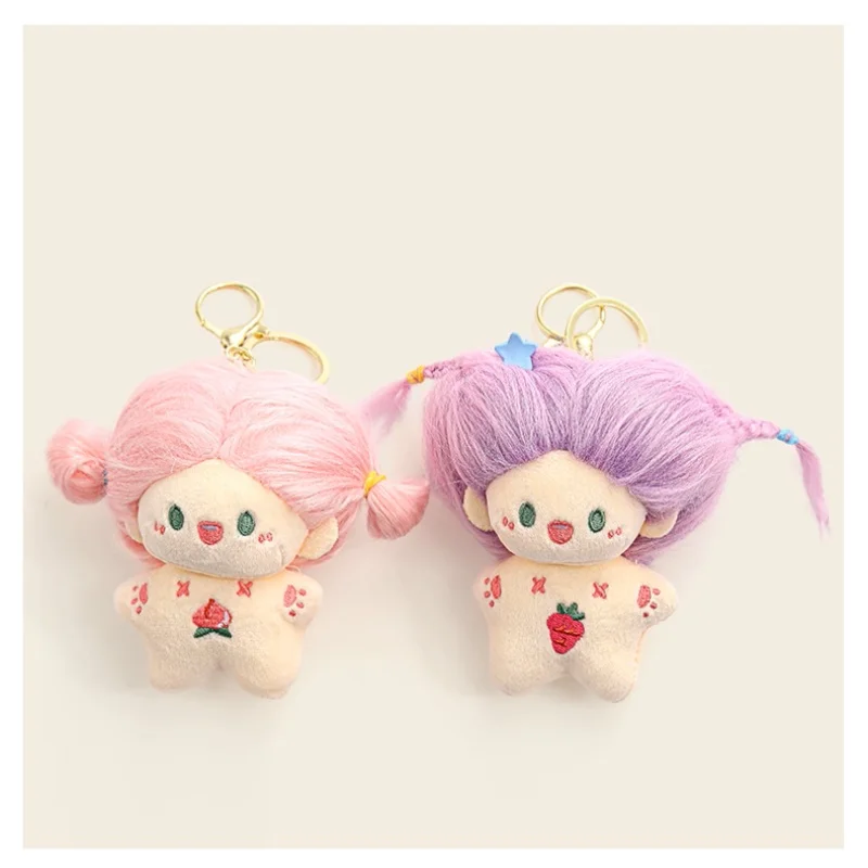 

Жареная хлопковая кукла, брелок, милая голова Маруко, кулон для маленькой девочки, плюшевая 3d мультяшная кукла, декор, сумка, подвесной орнамент, аксессуары «сделай сам»