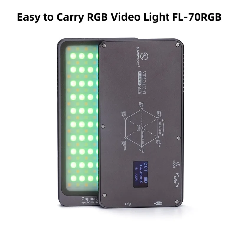 SUNWAYFOFO Studio Lighting Led Video Light For Photo Studio Photography On Dslr Camera Vlog Youtube Video