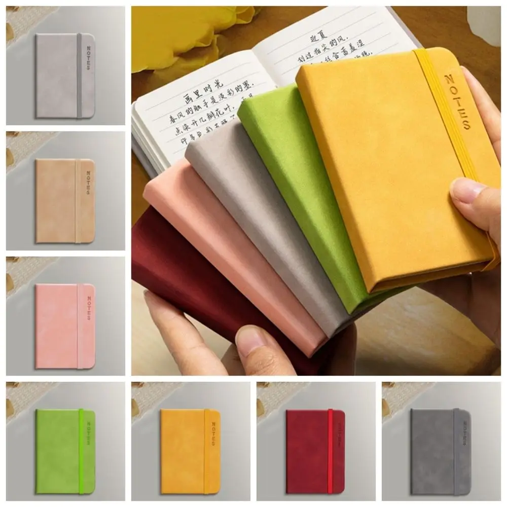 Portable Memo Diary Planner A7 Mini Notebook Diary Notebook Taking Notes Pocket Notepad Word Book Agenda Organizer Office Supply