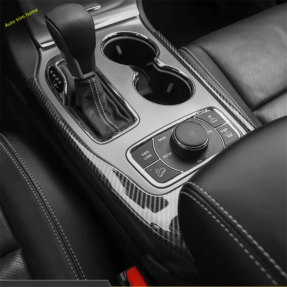 

Car Gearshift Decoration Panel Trim Cover For Jeep Grand Cherokee 2014 - 2020 Left Hande Drive ABS Protector Sticker Accessories