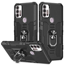 Case For Moto G10 G20 G30 G50 G22 E32S G9Play G STYIUS 2021 G Stylus Magnetic Holder Ring Case Shockproof Armor Back Cover