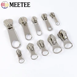 20Pcs 3# 5# 8# Zipper Sliders Pulls for Nylon Resin Metal Zips Tapes Bag Shoes Zippers Heads Luggage Repair Sewing Accessories