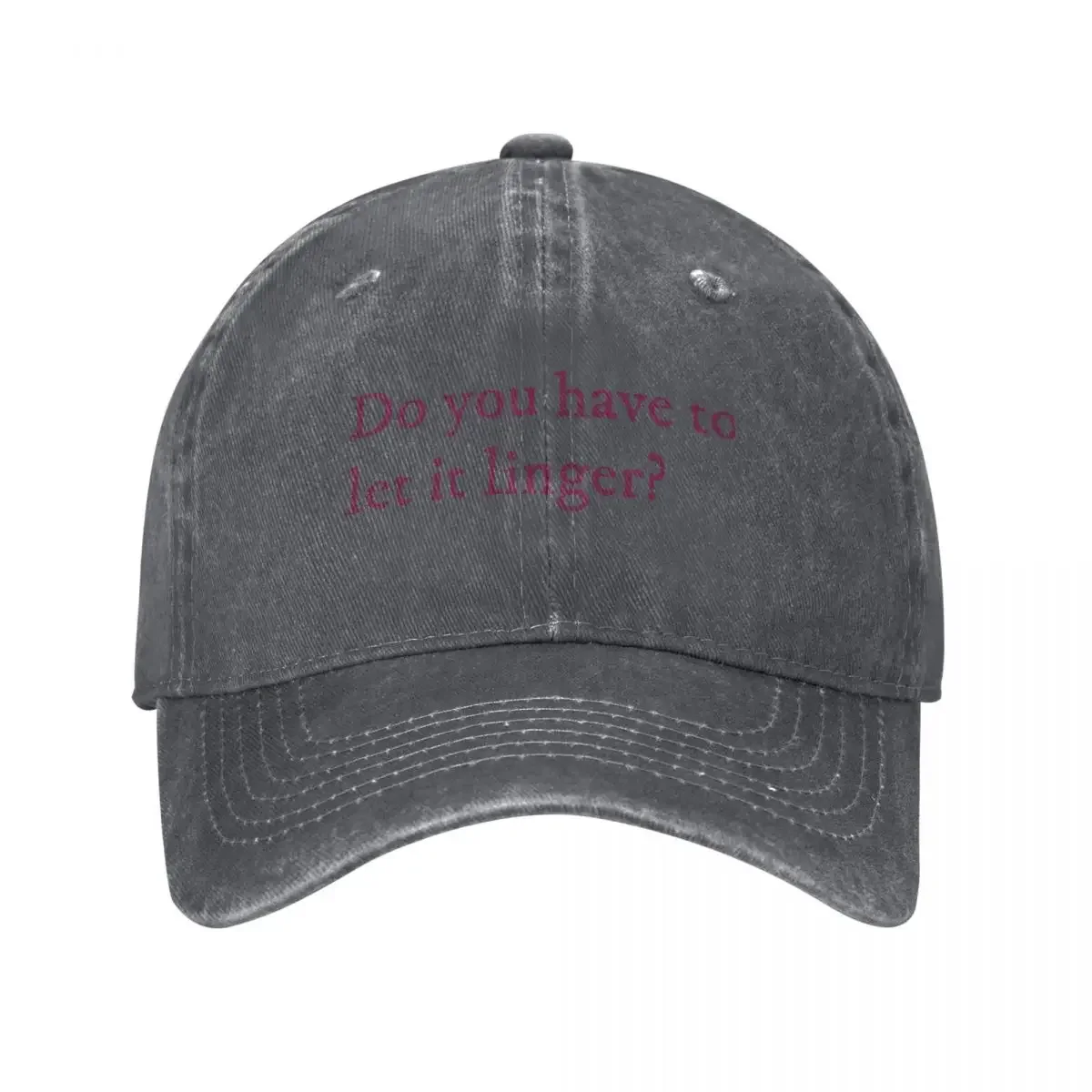 Linger Lyrics Baseball Cap Hat Man For The Sun Beach Bag tea Hat Hat Luxury Brand Hats Man Women's