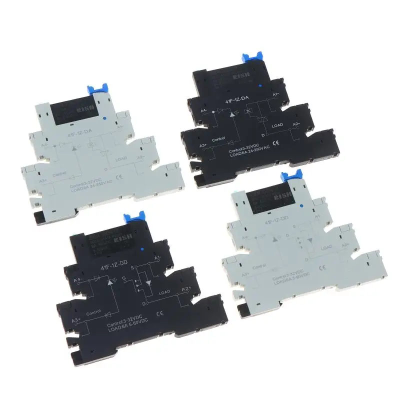 New Ultra Thin Solid State Relay Module DA41F DC Control AC Din Rail Mount For Industrial Automation Circuit Control