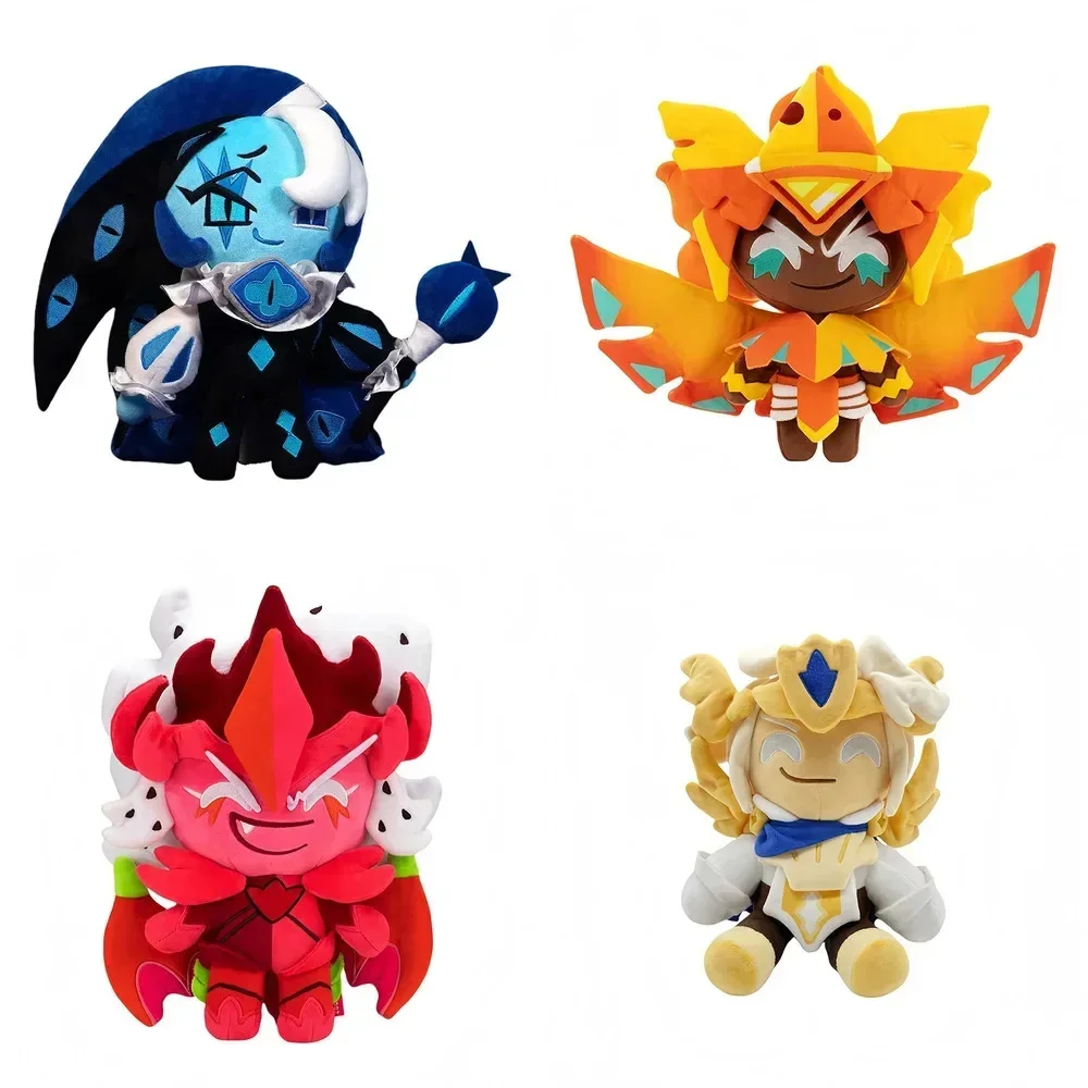 New Shadow Milk Cookie Plush Cookie Run Kingdom Plush Toys Statue Collection Room Decoration Kids Toy Friends Birthday Gifts