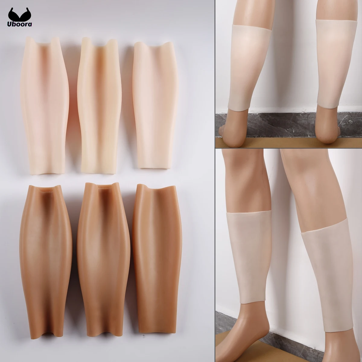 O-shaped Leg Pad Spiral Leg Pad Corrector For Arm And Calf Injuries Birthmark Blocking Silicone Plump Leg Beauty Leg Cover