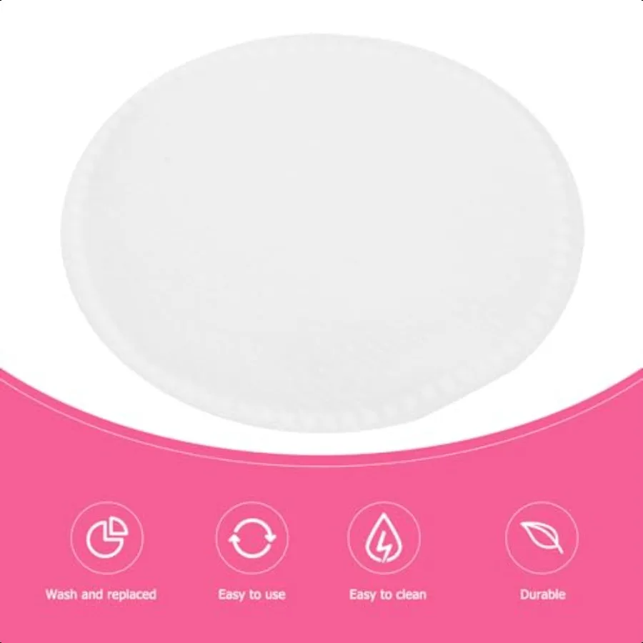 60 Stück Make-up-Entferner-Pads aus Baumwolle, ideal für Hautpflege, Reisen und den täglichen Gebrauch, geeignet für alle Hauttypen, Weiß