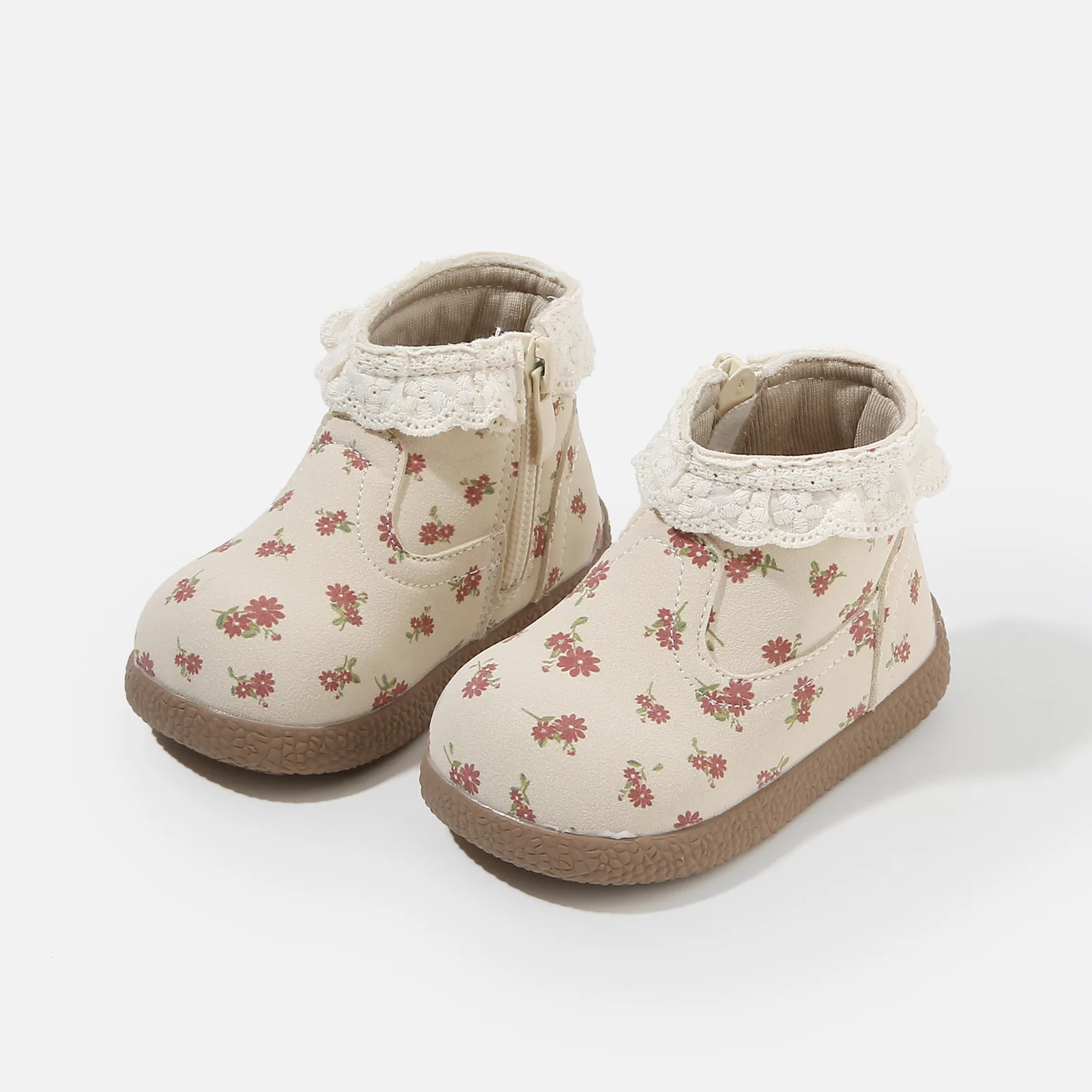 Bottes en cuir idylliques européennes pour filles, chaussures courtes pour bébés en bas âge, nouvelles chaussures d'automne à semelles souples pour enfants