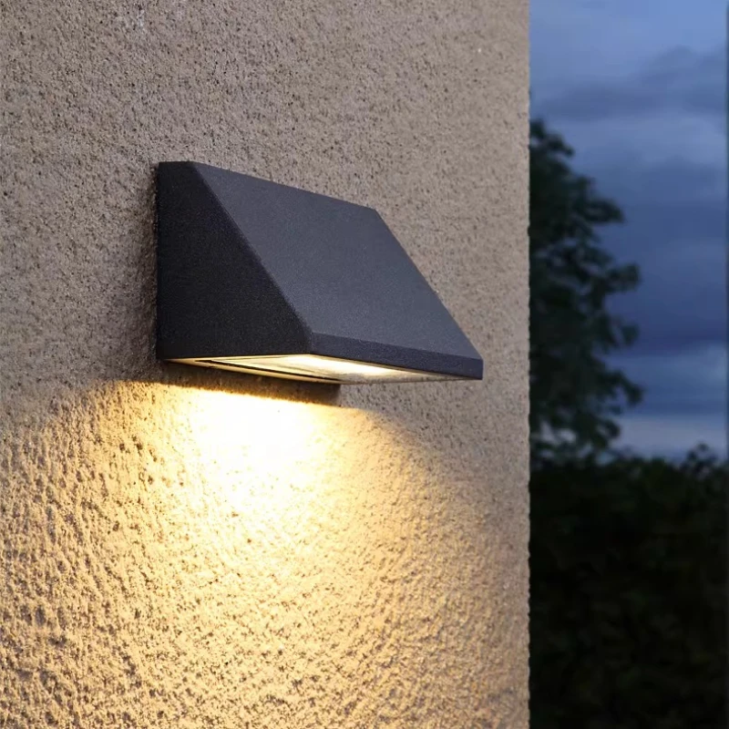 

Waterproof IP65 Outdoor Wall Light Aluminium 8W/12W LED Wall Lamp Sconce Villa Balcony Garden Courtyard LED Decor Lighting Lamp