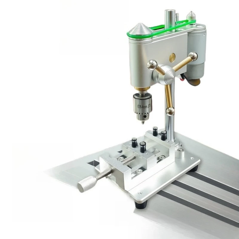 For Miniature Mini Table Drill Desktop DIY Precision Mobile Phone Watch Repair Table Drill Household Drilling Machine