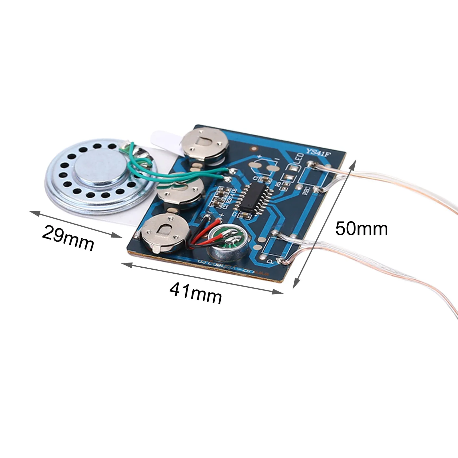 DIY Kit Voice Record Module Music Greeting Card Recorder Button Control Music Player For Gift Soldering Suite