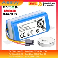 14.8V 12800mAh Robot Vacuum Cleaner Battery Pack for Qihoo 360 S5 S7 S7Pro T90 X9 Robotic Vacuum Cleaner Replacement Batteries