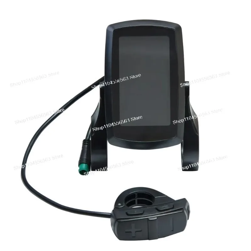 YL80C Ebike Display Meter 36V 48V 52V 5-Pin Speed Control Panel for ENGWE Fat Tire Bikes Yolin Conversion Kits