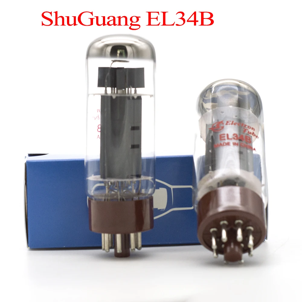 ShuGuang EL34B Vacuum Tube Replaces 6CA7 EL34B 6P3P 5881 6550 KT88 EL34M EL34 Tube Amplifier HIFI Audio Amplifier