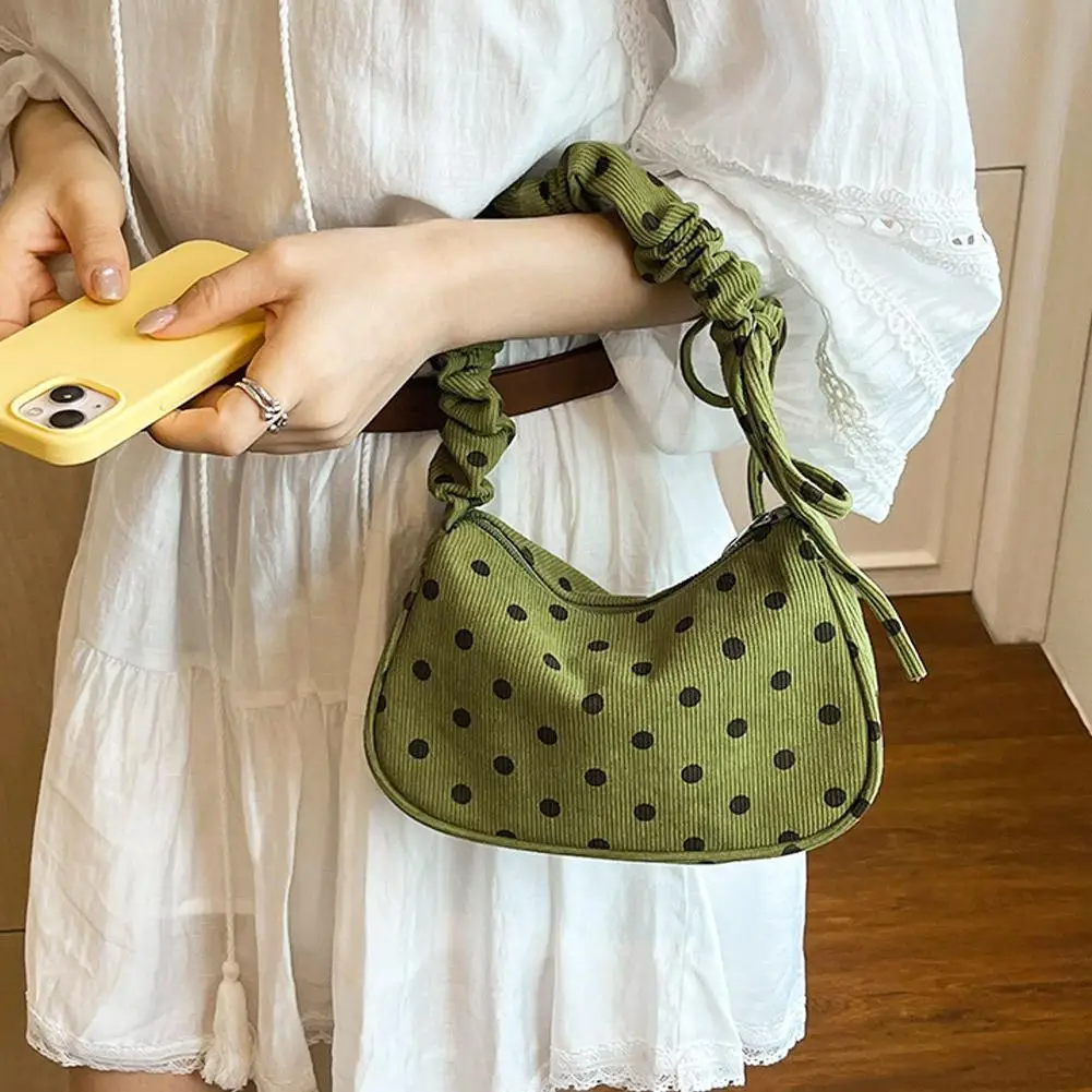 Fashion Grid Mini Handbags Adjustable Shoulder Strap Korean Hand-held Commuting Bag Single-shoulder Crossbody Bag Underarm Pouch