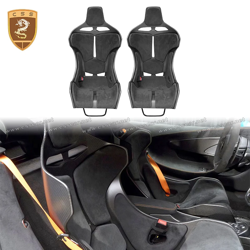 Carbon Fiber Racing Seat Back For Mclaren 570S-650S-720S-P1 Modify Senna Design Car Interior Vehicle Upgrades Accessories