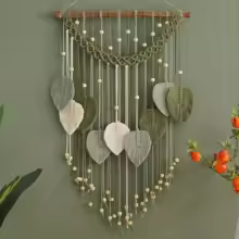 Macrame Leaf Wall Hanging