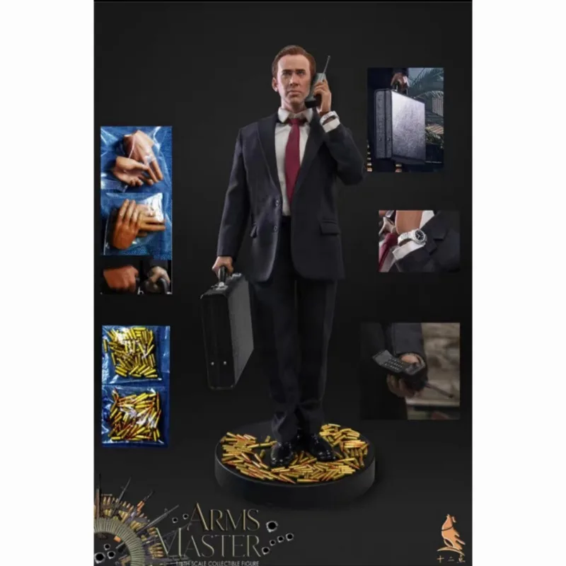 Goods in Stock 100% Original Shi Er Dian T001 Nicolas Cage 1/6 Authentic Movie Character Model Art Collection Toy Birthday Gift