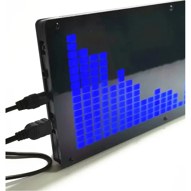 

24-segment large blue screen LEDkit level indicator music frequency light