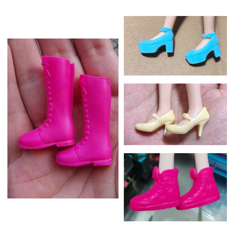 

High quality YJ668 classic shoes flat foot high heels sandals fun to choose for your barb dolls 1/6 Scale accessories