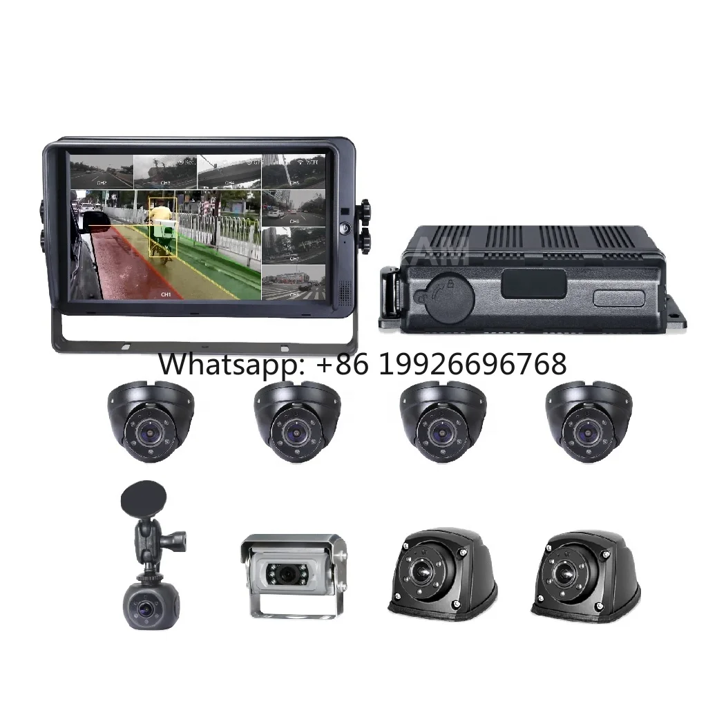 

8 Channel Mobil Dvr 3g 4g Remote Fleet Monitoring Gps Tracking 360 Around View for Driving Safety