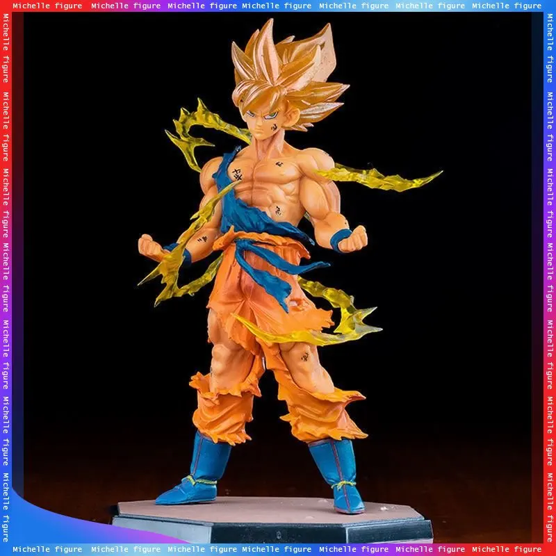 Dragon Ball Z Son Goku Super Saiyan 17cm Anime Figure Action Model Collectible Figurine Gift for Kids